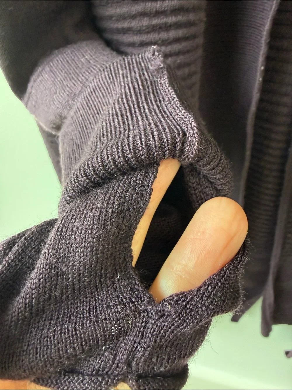 lululemon wool cardigan wrap sz4 Sit In Lotus